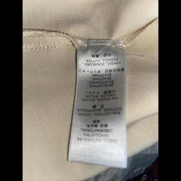 Reed Krakoff Women’s Stretchy Pants Front Stitch Cream Sz 8 Cotton Blend - Image 9