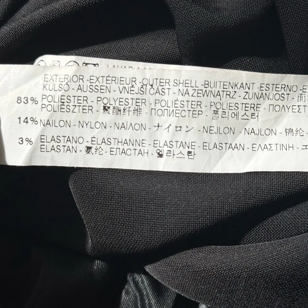 Zara Trafaluc Open Back Black Dress Sheer Size L - Image 9