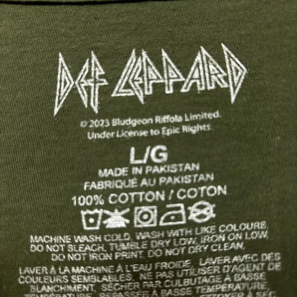 Def Leppard Adrenalize Album Cover Art Heavy Metal Tee L - Image 4