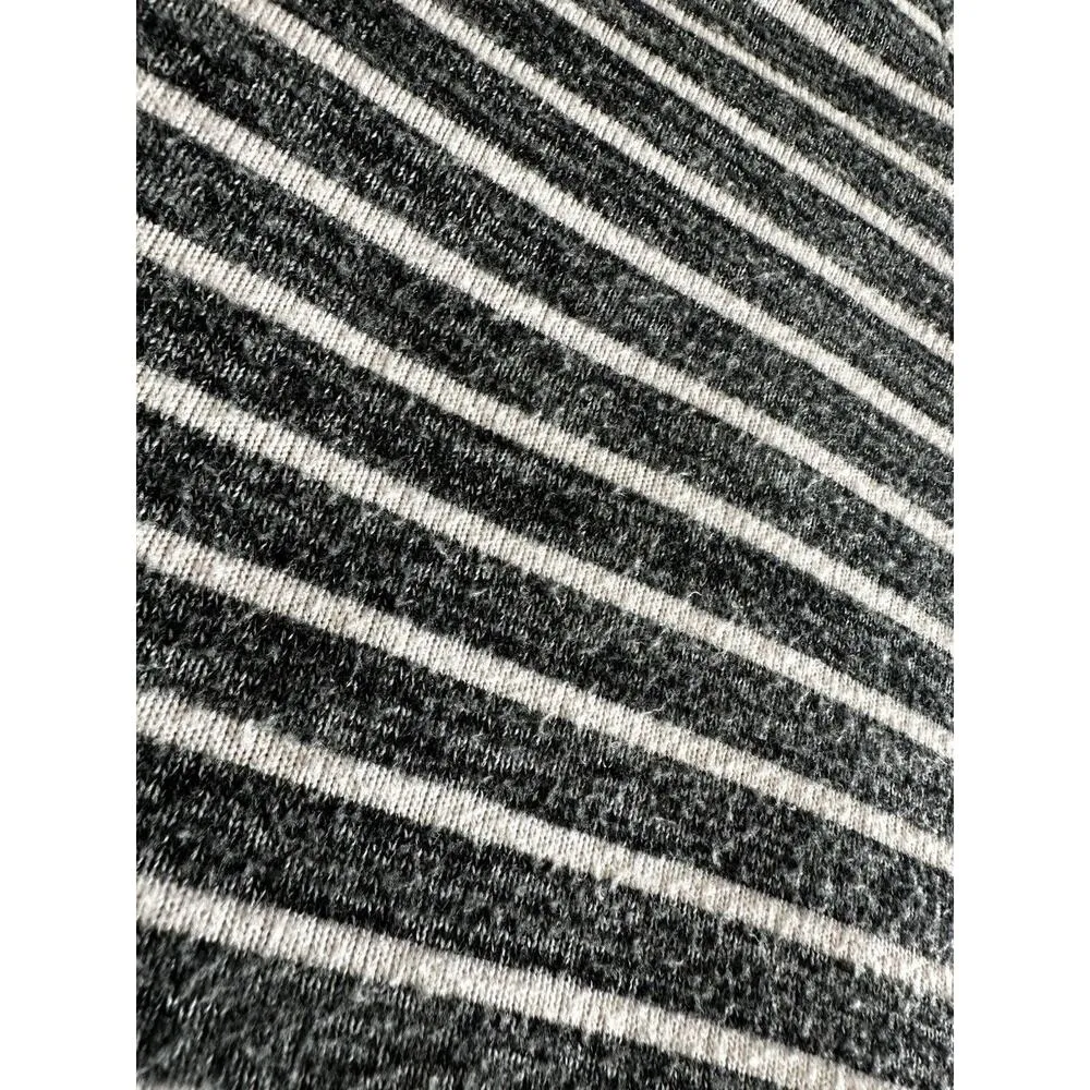 Torrid Item 16150259 Super Soft Stripe V-Neck High Low Tunic Gray White Size 2 - Image 3