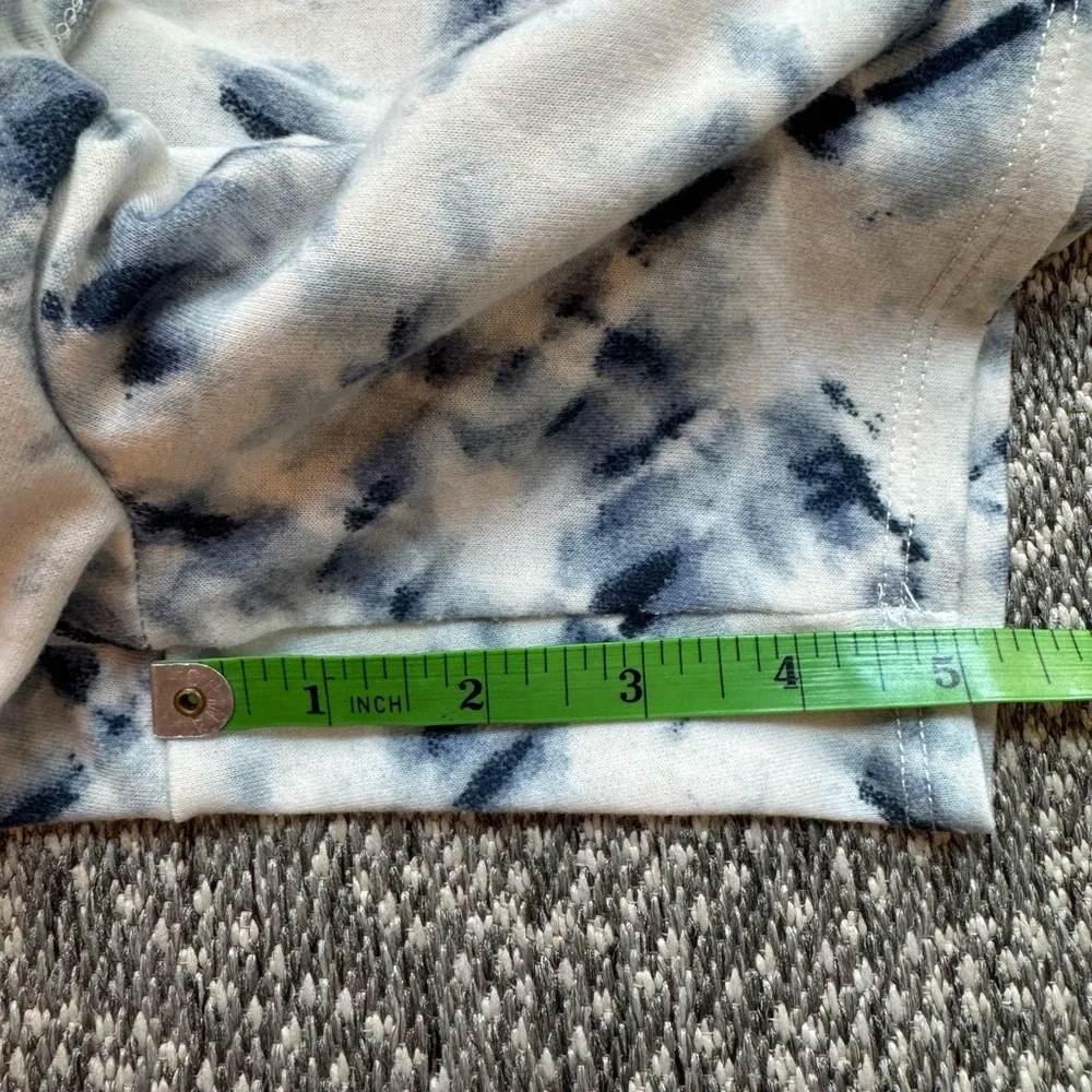 LUCKY BRAND Blue & White Tie-Dye Pajama Shorts - XL - Image 6