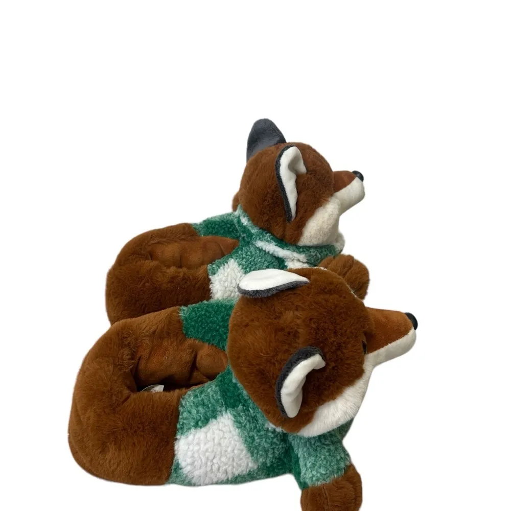 American Eagle Wolf Slippers Size M/L - Image 3