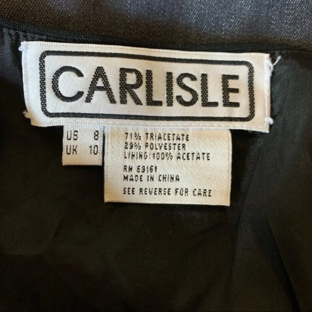 Carlisle Black Skirt with Pleated Layer - Image 7