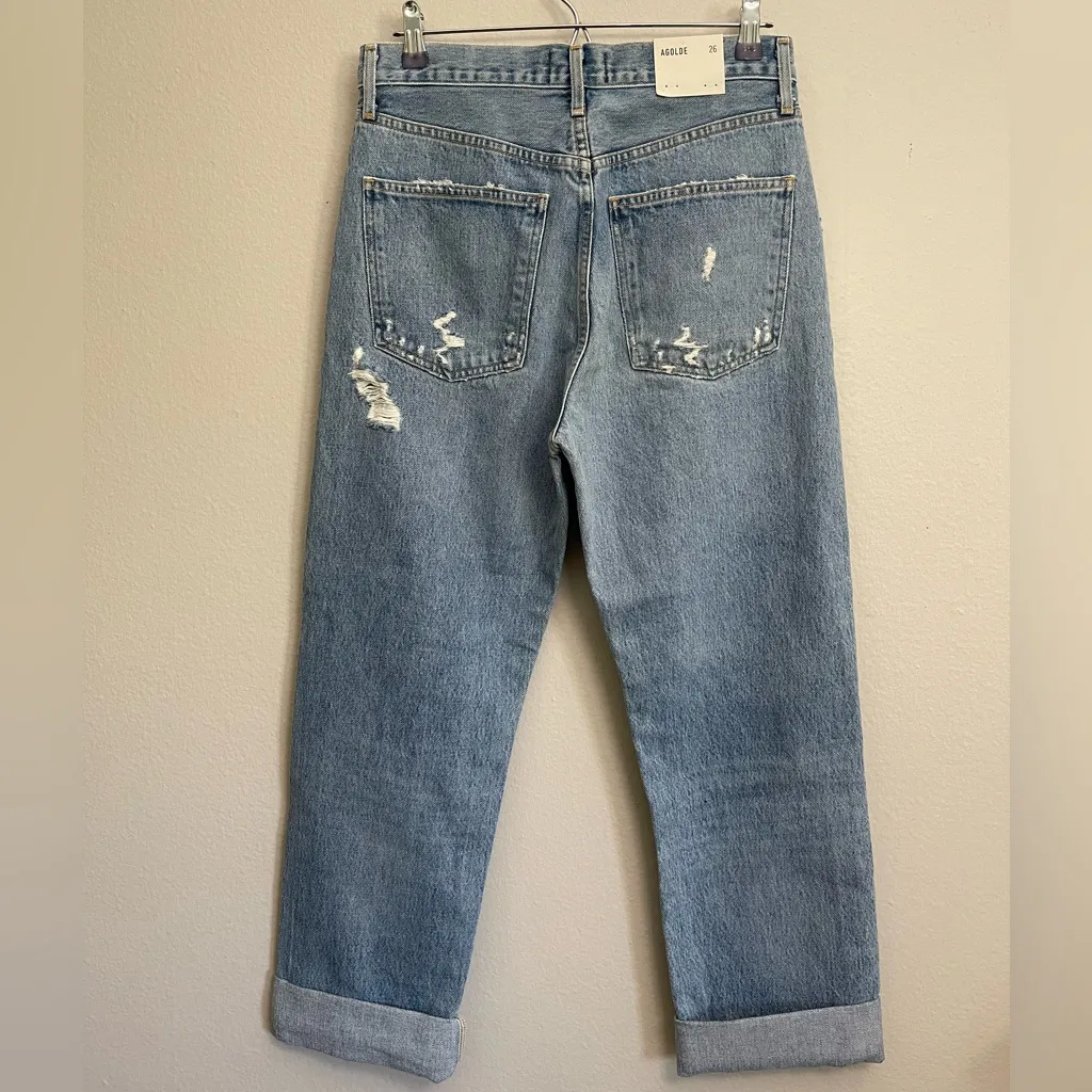 AGOLDE 90s Mid Rise Loose Fit Jeans in Fall Out size 26 - Image 6