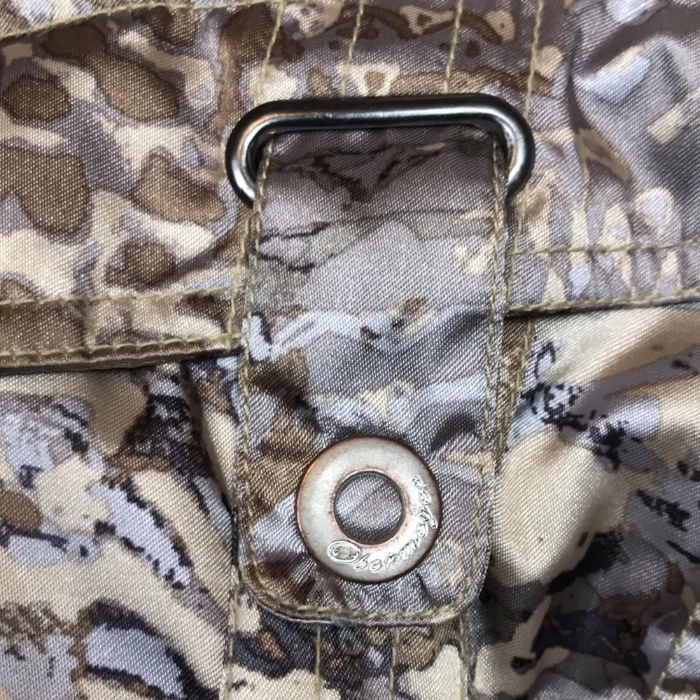 Obermeyer Women’s Leighton Metallic Patterned Zip-Up Hooded Snow Winter Jacket - Image 5