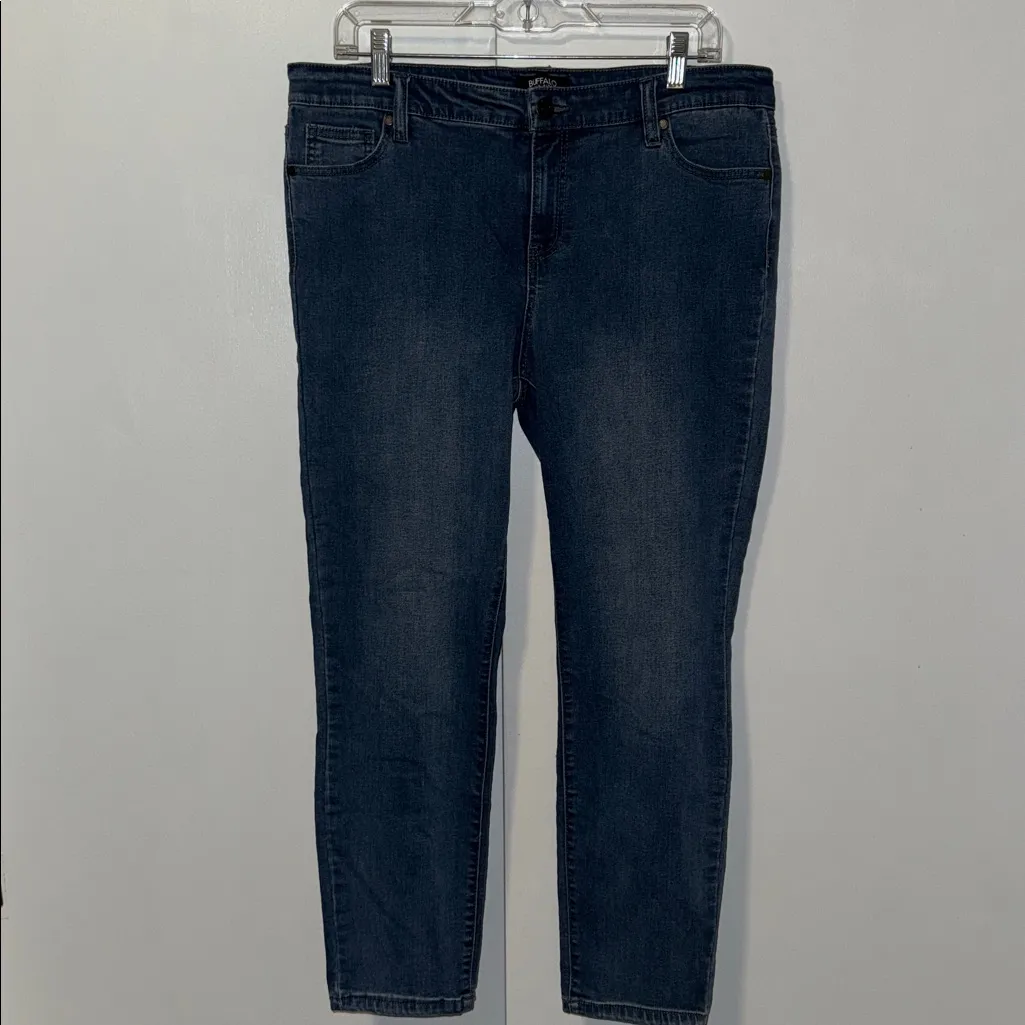 BUFFALO Aubrey Ankle Grazer Jeans Stretch Denim Women’s 14 / 34 Medium Wash - Image 3