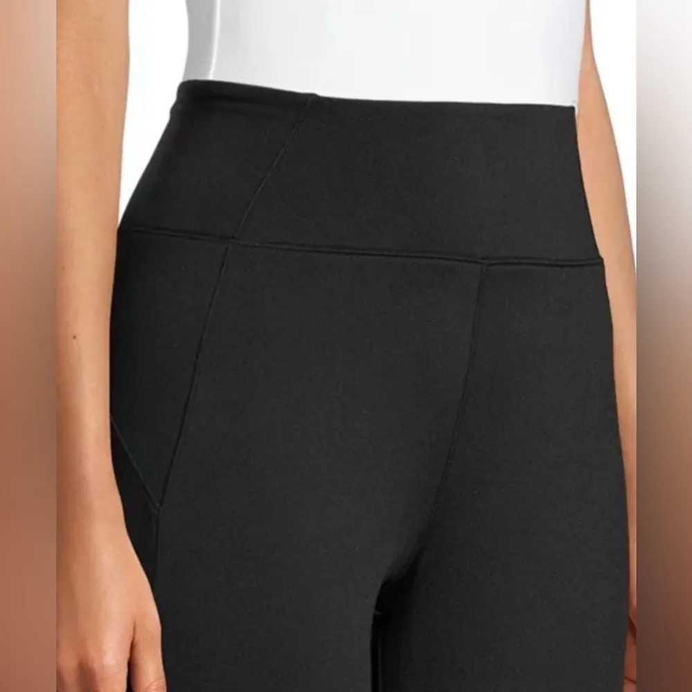 CLIMATERIGHT by CUDDL DUDS leggings high rise back phone pocket black NEW size M Size M - Image 3