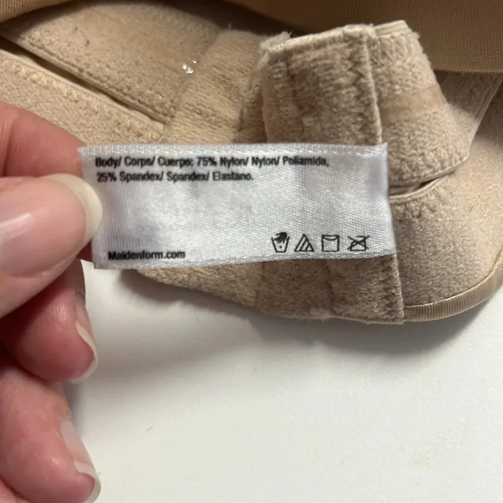 Maidenform strapless bra size 38D neutral Maidenform strapless bra wedding dance - Image 9