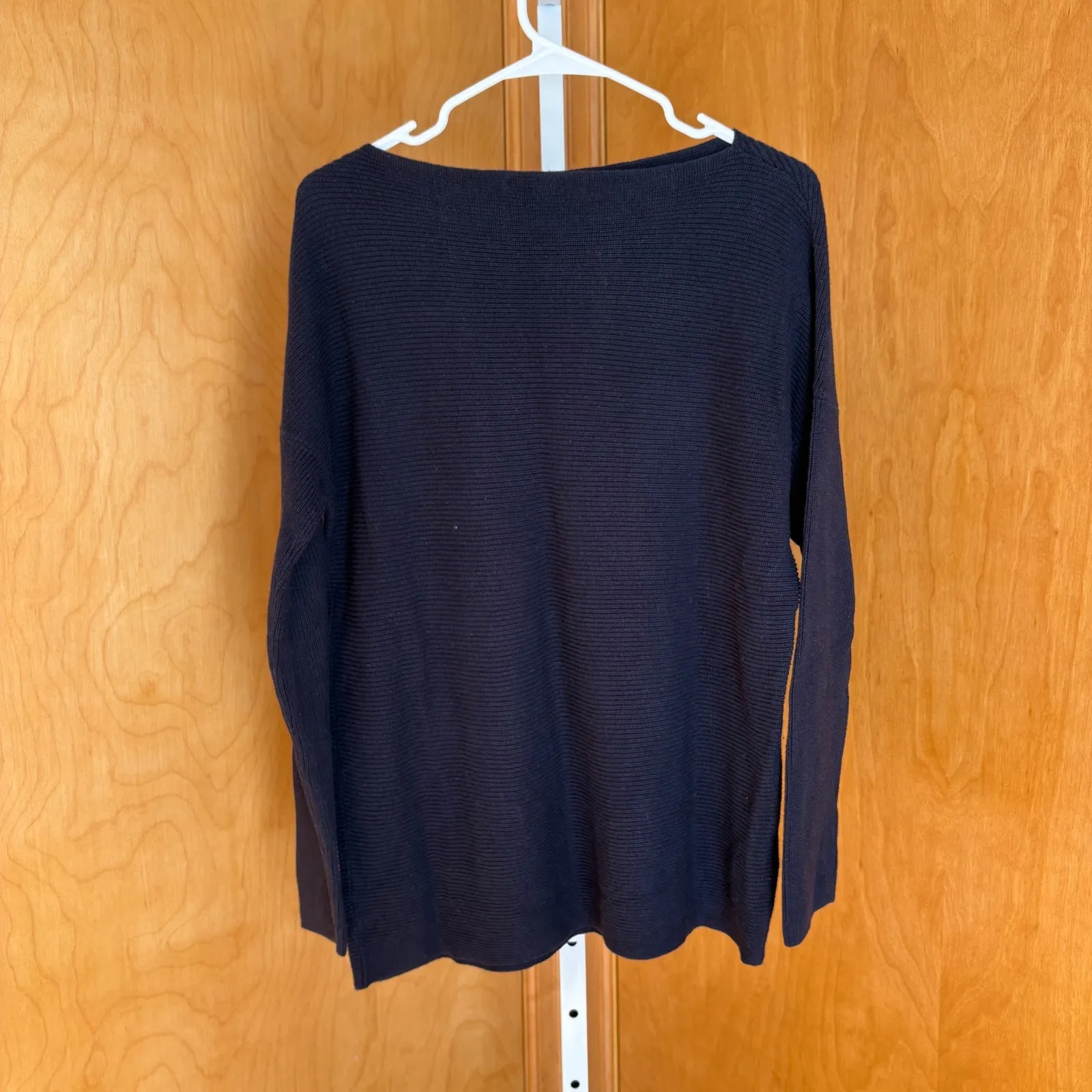 Tommy Bahama Knit Sweater Boat Neck Long Sleeve Navy M - Image 3