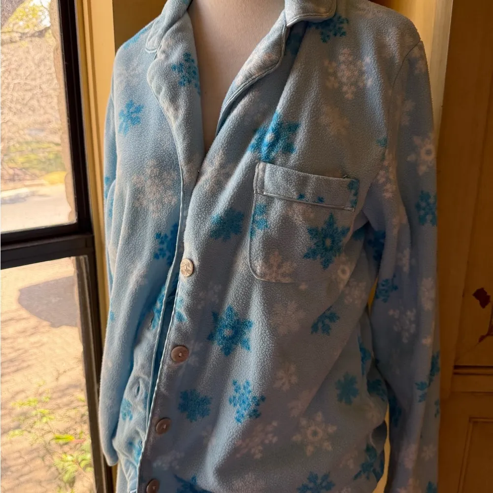 Snowflake pajamas Blue Size M - Image 2