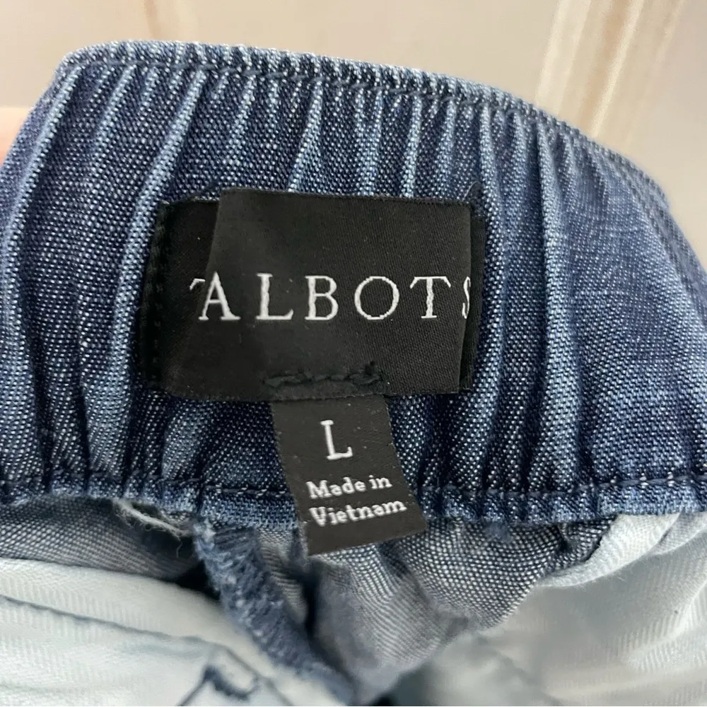 Talbots Women's Misses Belted Wide Ankle Pants - Image 9