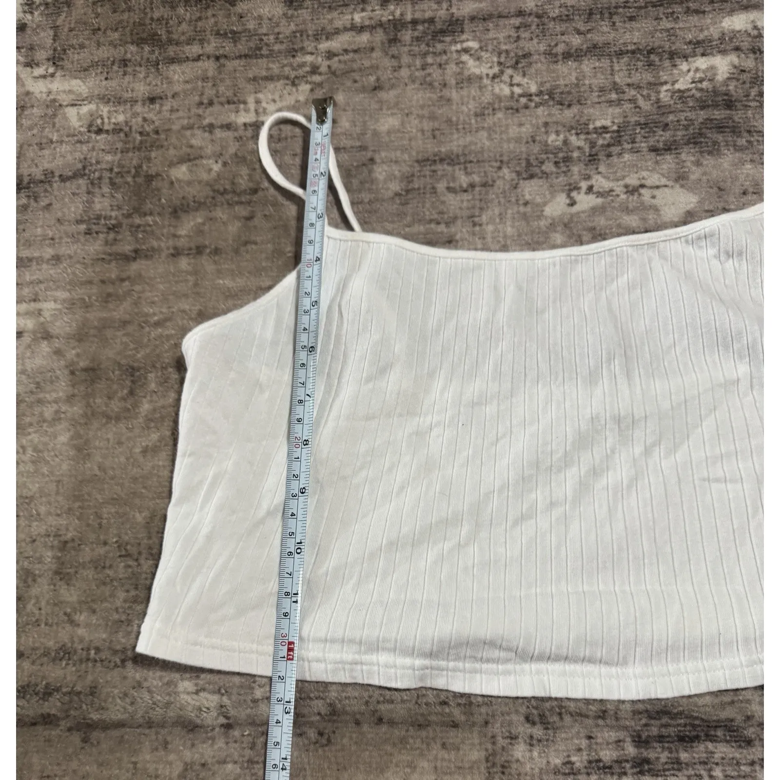 New! Set Of 3: Women’s SHEIN Curve Ribbed Cropped Camis, Tank Tops - 3XL - Image 8