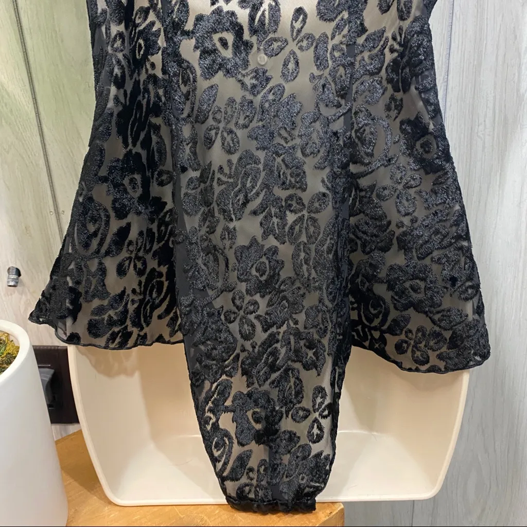 Victoria’s Secret Gold Label Vintage Crushed Velvet Plunge Teddie size S Small - Image 7