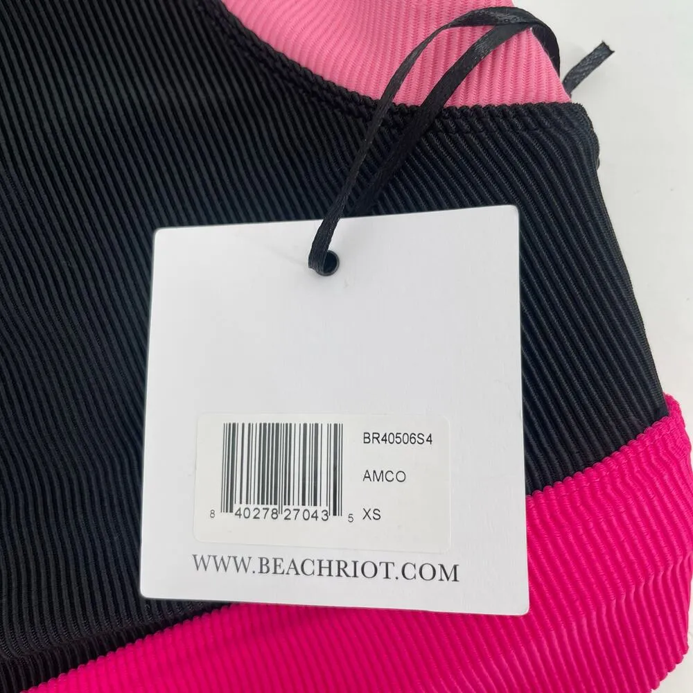 BEACH RIOT Gwen Top Size Extra Small NWT Amour Colorblock Athetic Beach Swim - Image 7