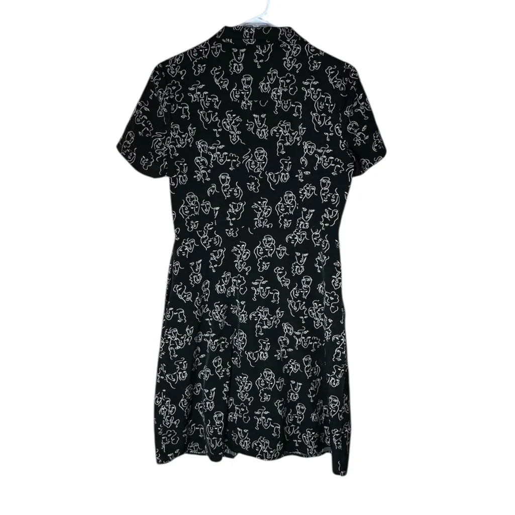 A New Day  Black and White Floral Mini Dress - Image 3