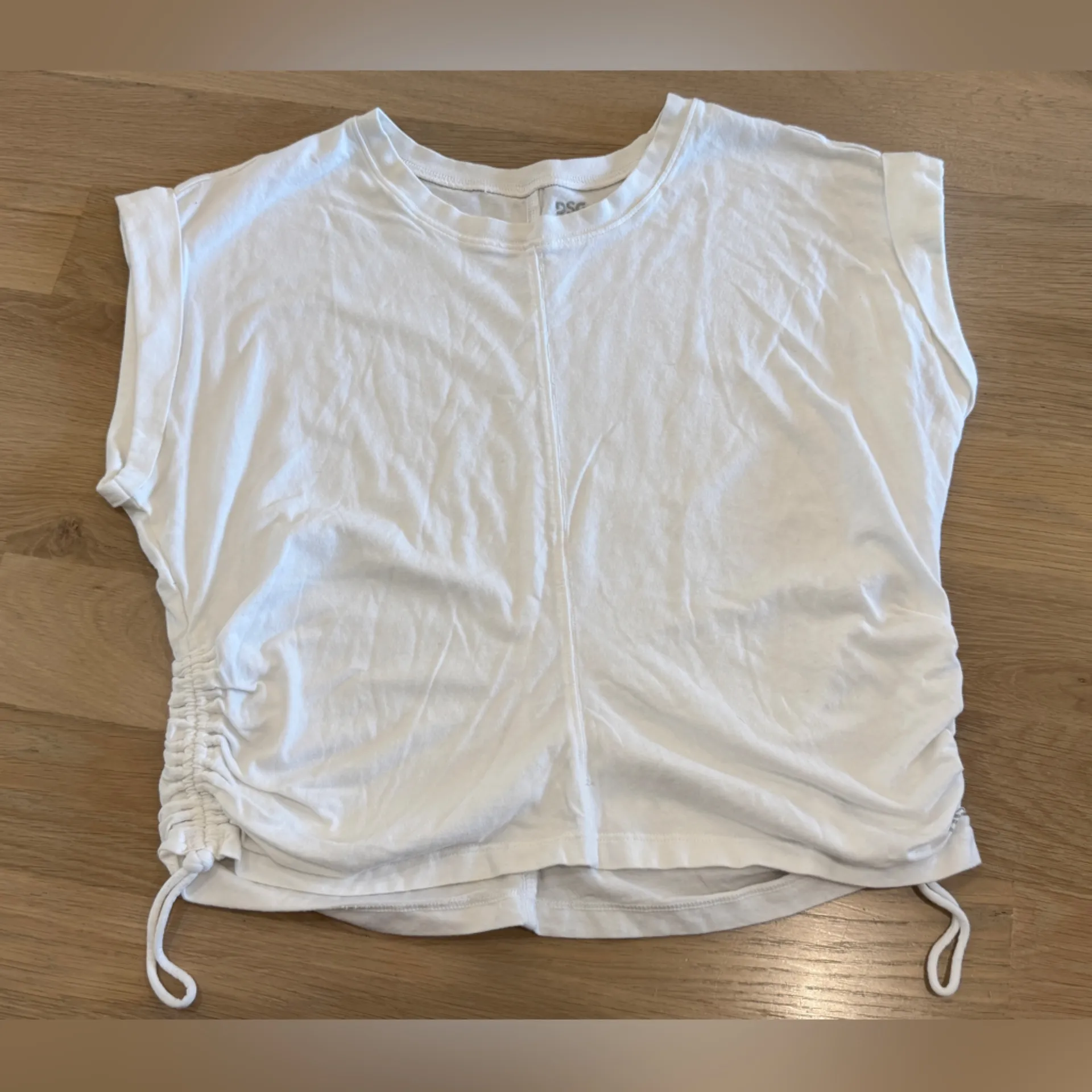 DSG Ruched Tank Top Pure White medium Size L - Image 4