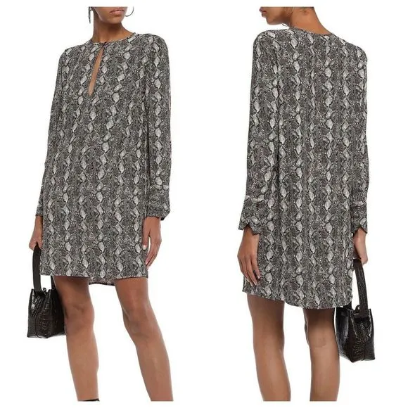 Equipment Snake Print Bonnie Dress Shift - Image 2