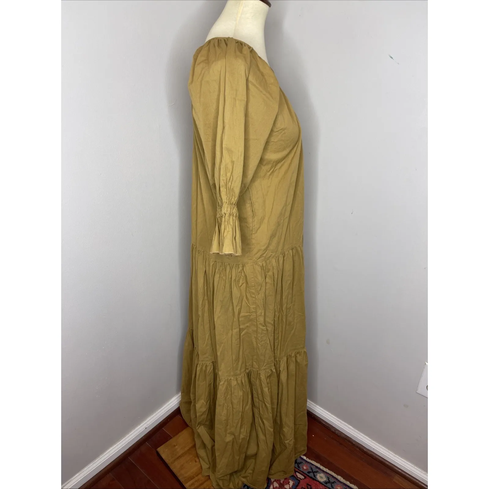 Daughters of‎ India Sahana Maxi Dress in Earthly Brown Medium M - Image 5