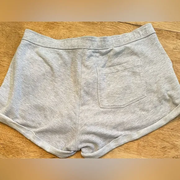 Aerie Women’s Medium Light Gray Cotton‎ Blend Shorts - Image 3
