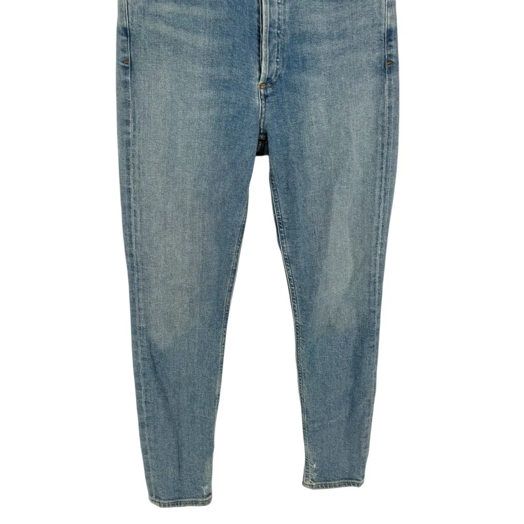 AGOLDE‎ Womens Nico High Rise Slim Fit Jeans Light Wash Size 26 Cotton Blend - Image 8