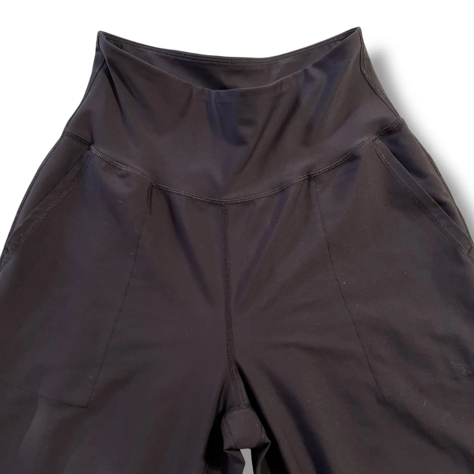 Old Navy Active Womens Joggers Athletic Pants Pockets Tapered Leg Black Medium - Image 2