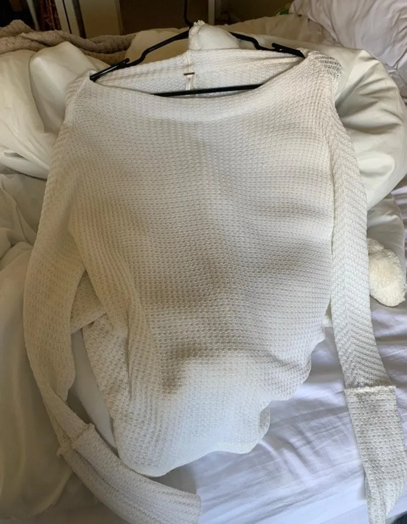 Free People Cream Sweater - Image 2