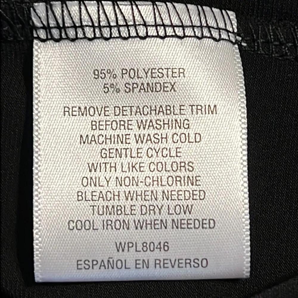 JM COLLECTION WOMAN plus size 2X black cold shoulder dress funeral wedding new - Image 8