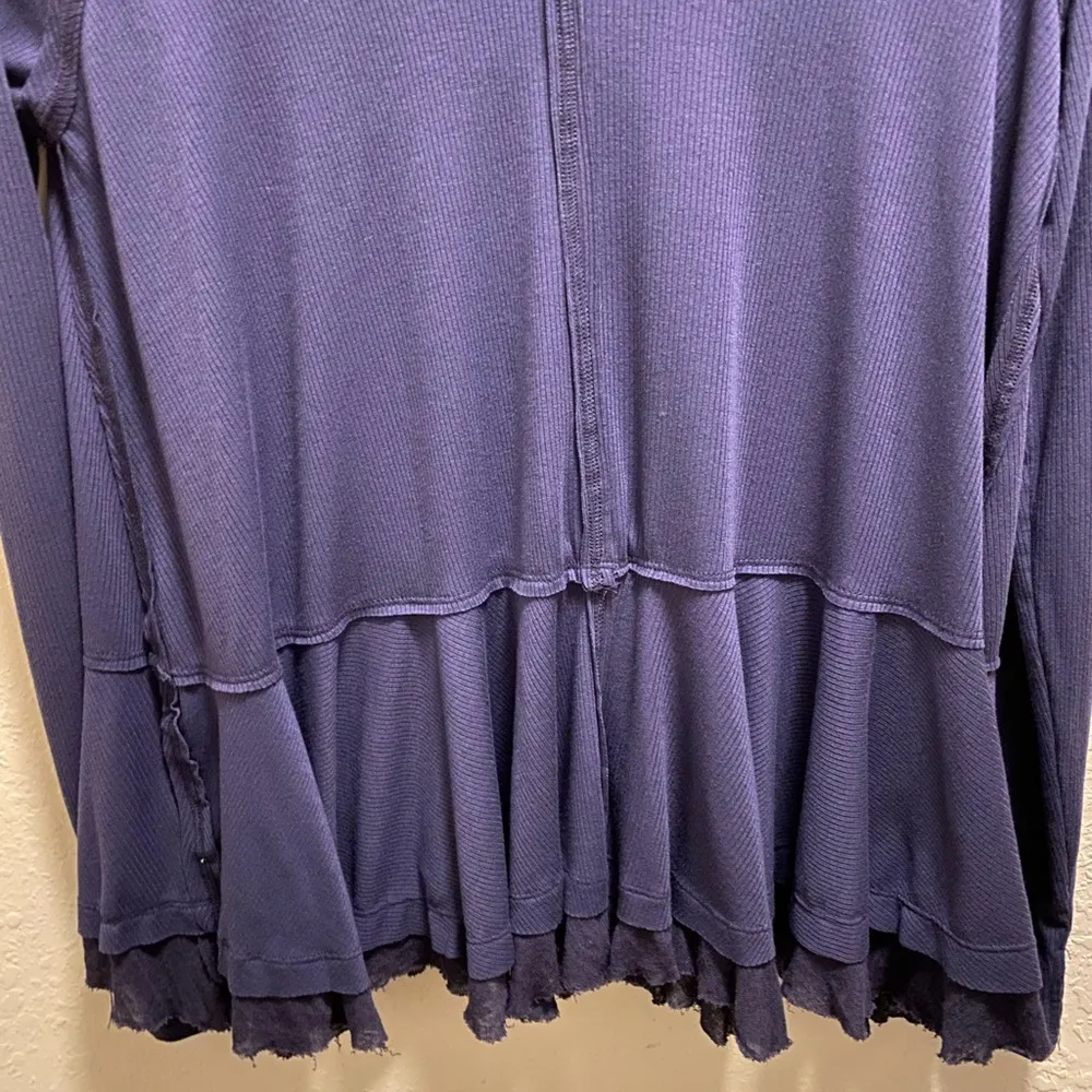 Free People We The Free Tangerine Long Sleeve Tee Size XS In Violet Dusk - Image 10