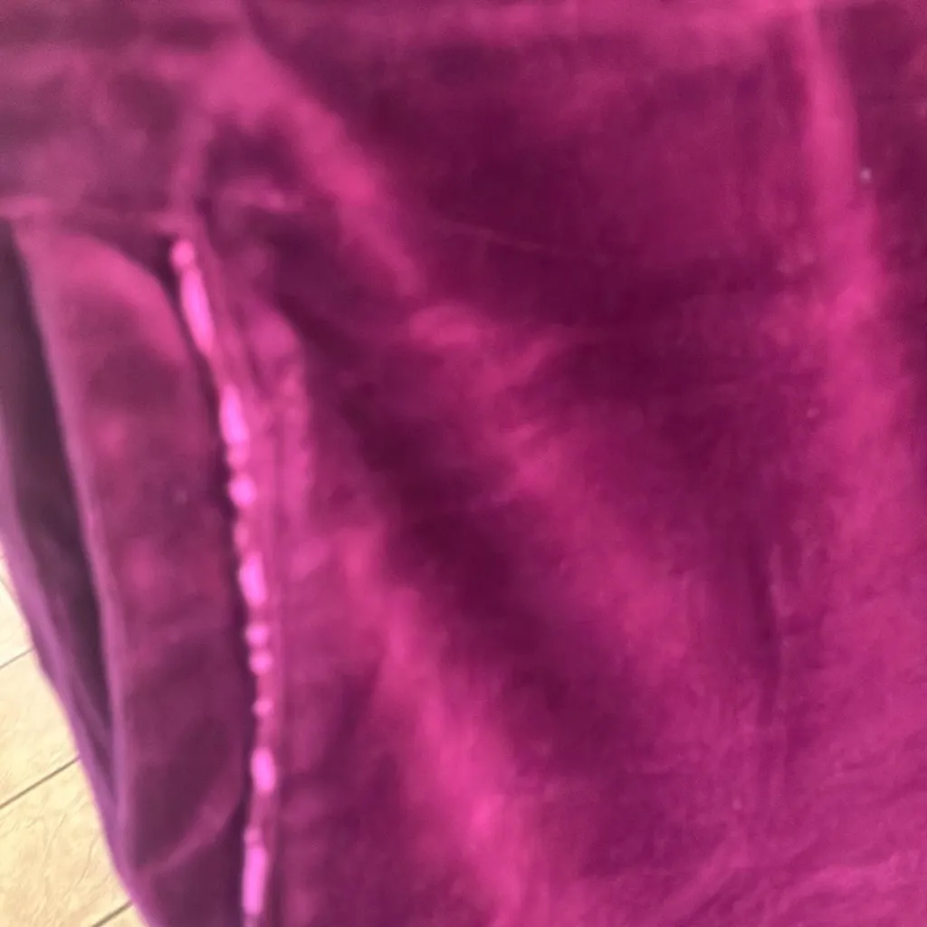 FINAL MARKDOWN Croft and barrow velour slacks petite large - Image 2