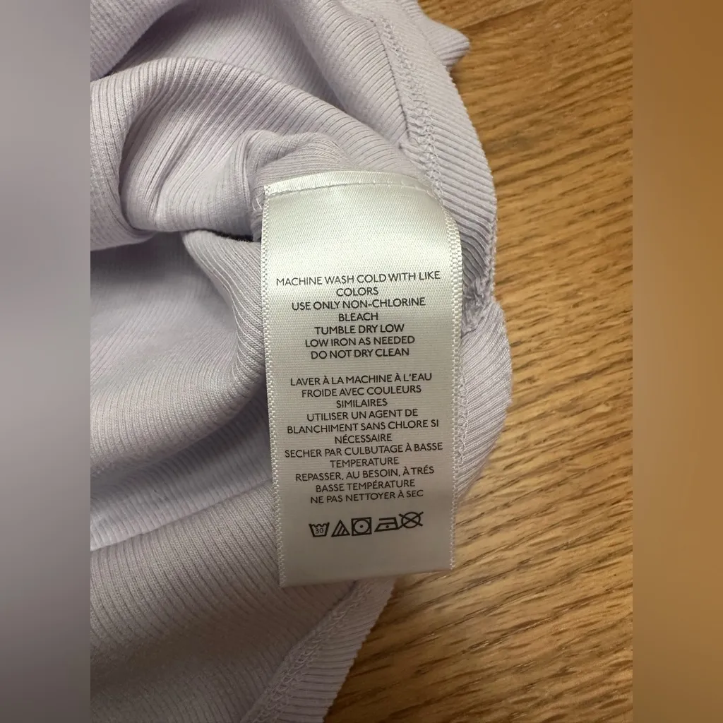 We The Free People NWOT Kate Tank light purple XL 15" ptp - Image 5