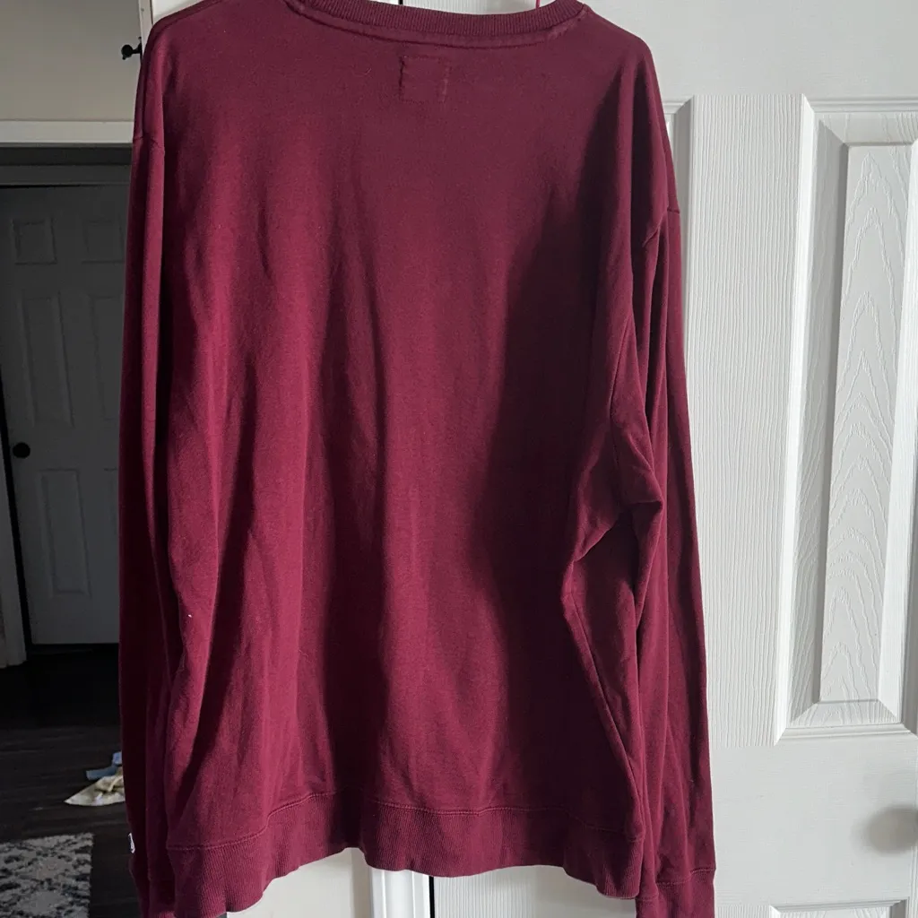 Champion Burgundy Crewneck Sweatshirt - Image 4