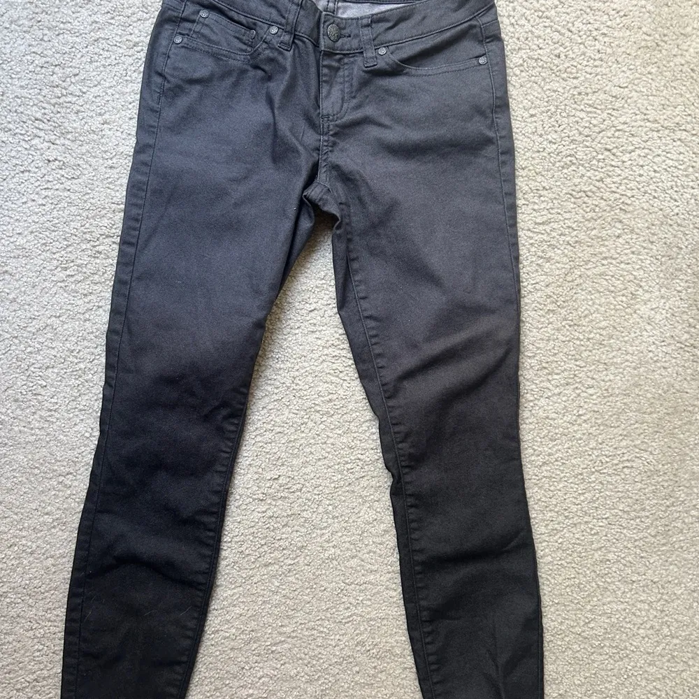 Women's Kayla Mid Rise Skinny Slim Fit Stretch Denim Jeans 0 Reg Black - Image 5