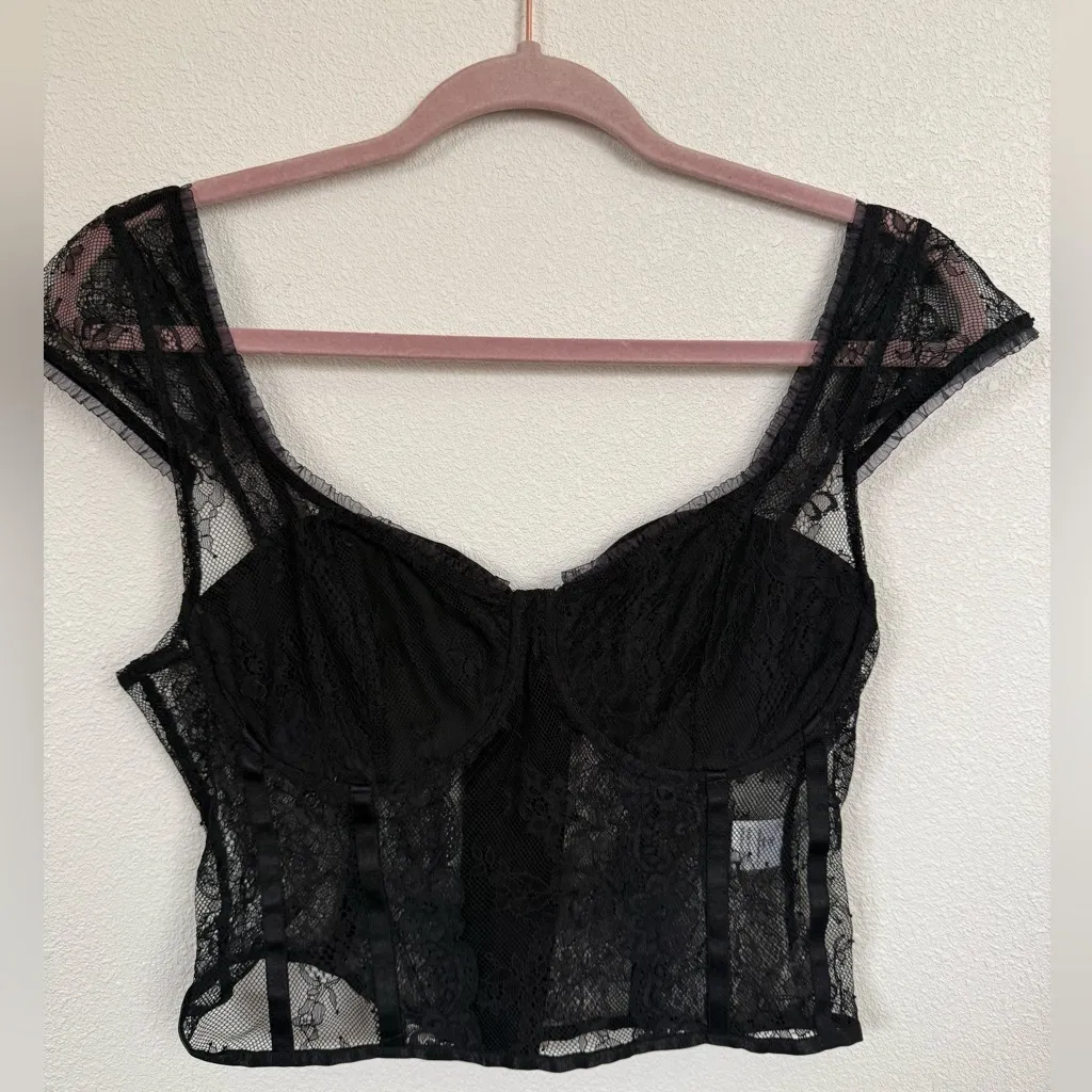 Floral lace corset top - Image 3