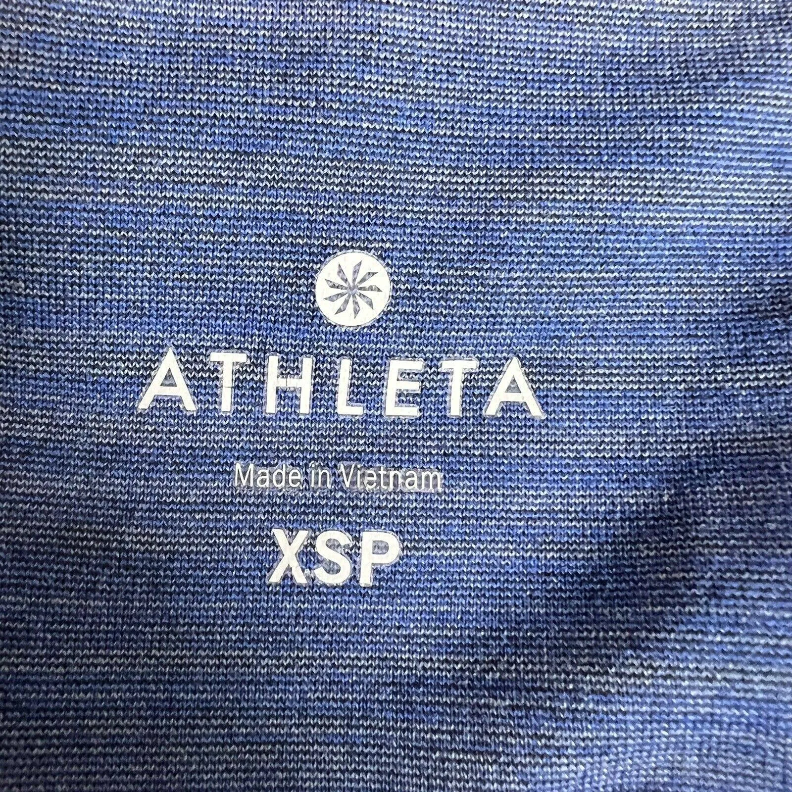 Athleta Blue Chaturanga‎ Spacedye Legging Size XSP - Image 6