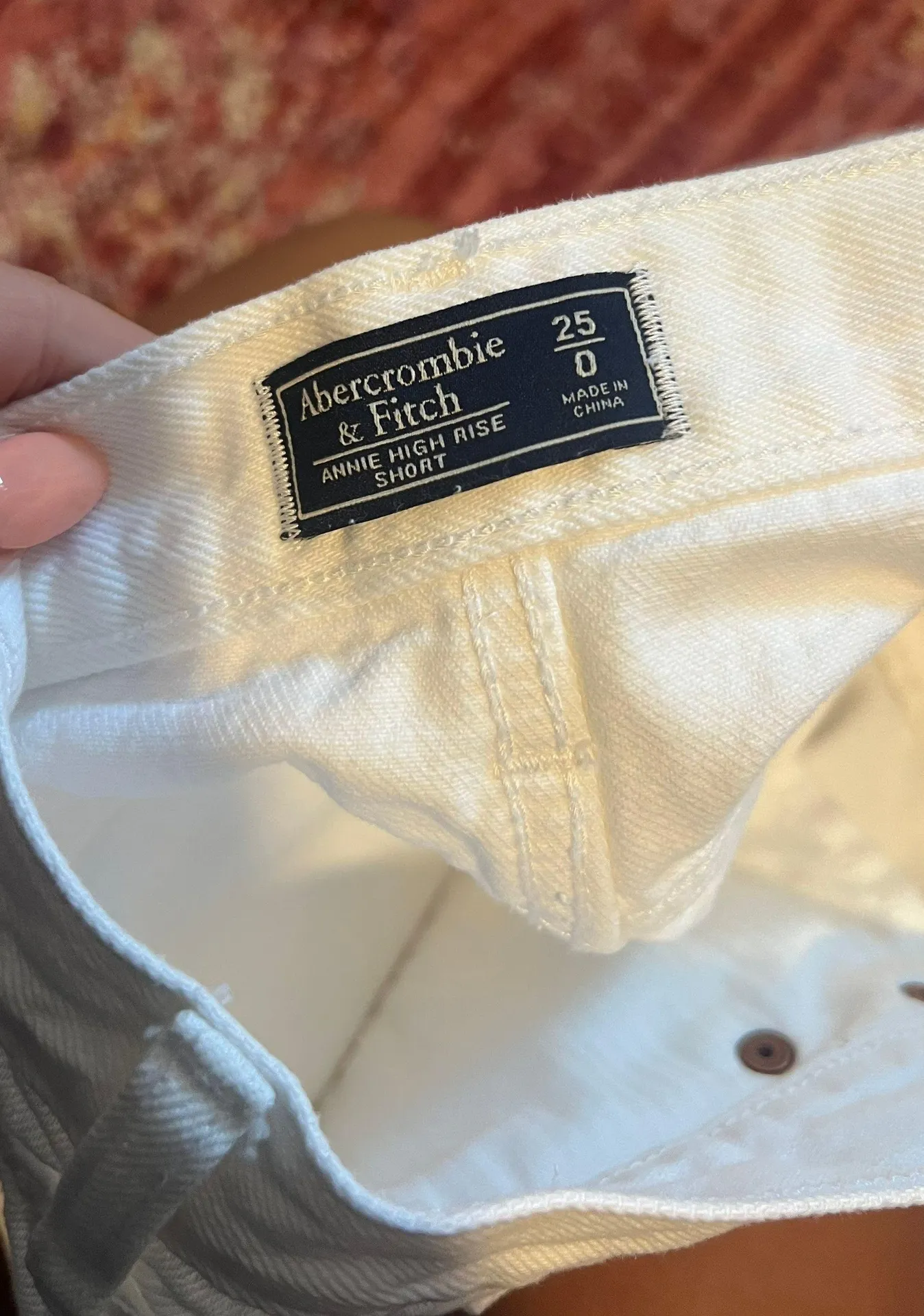 White Jean Shorts - Image 3