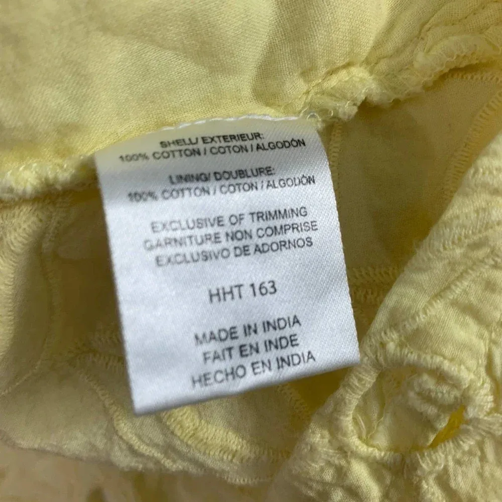 House‎ of Harlow 1960 Sunny Eyelet Crop Tank Top Yellow - Image 10