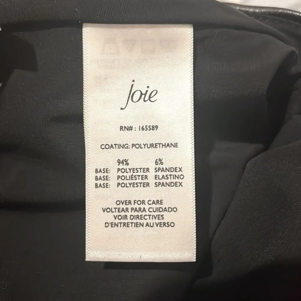 JOIE | Limited Edition | Black Faux Leather Legging | Size XXL - Image 6