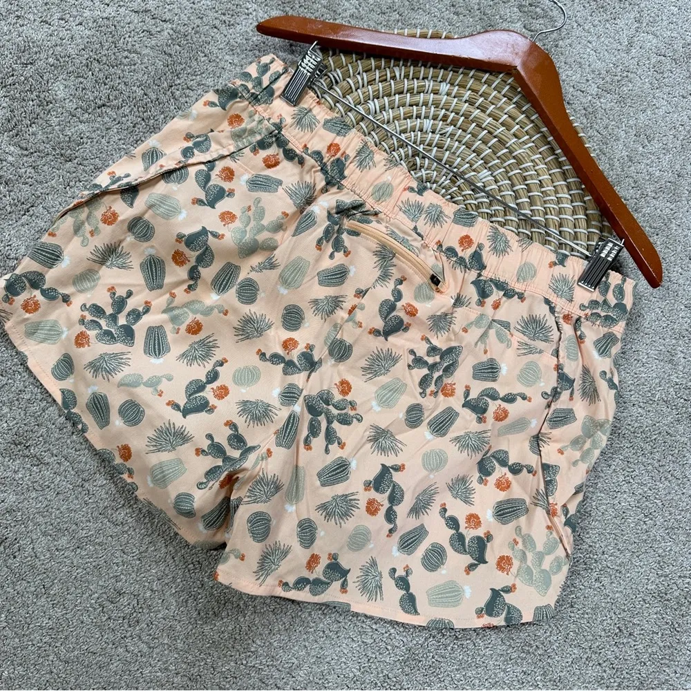 The North Face Women’s Class V Mini Shorte Pull On Cactus Printed in Orange L - Image 8