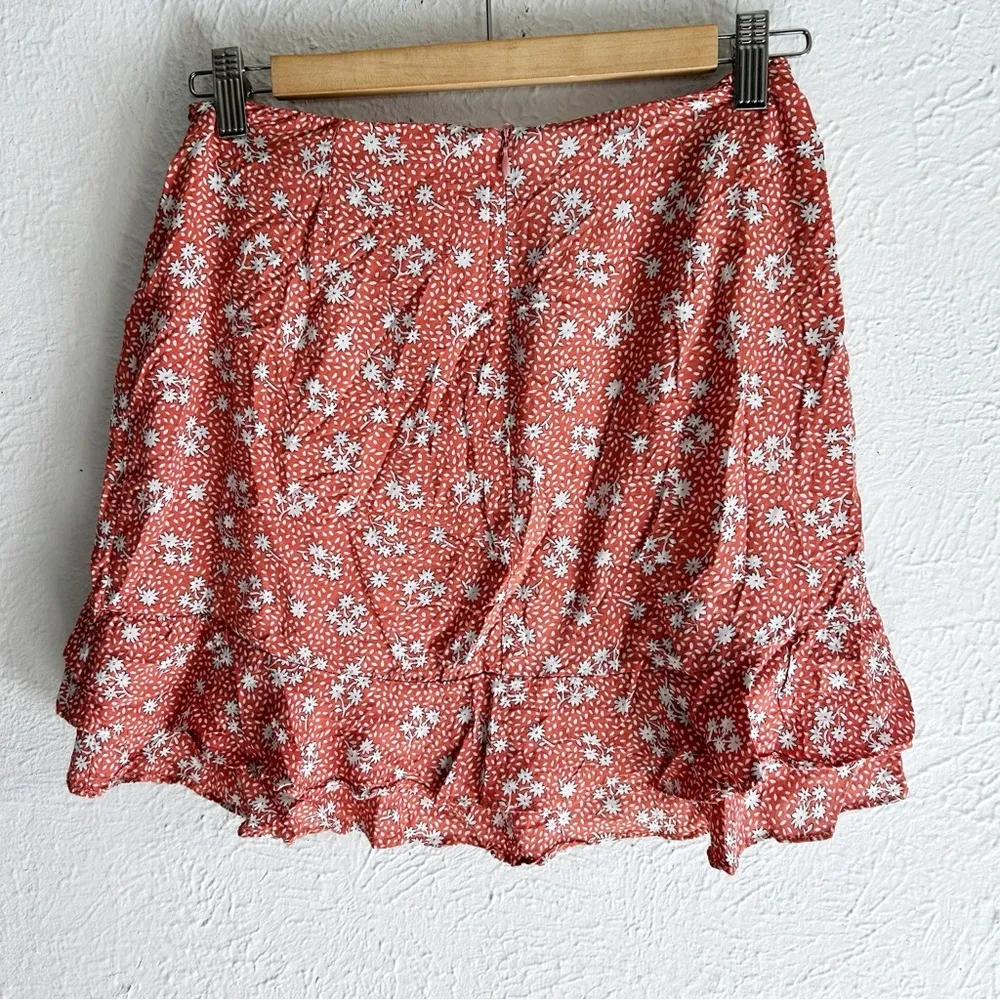 Lulu’s Carnation Crush Terra Cotta Floral Print Two-Piece Dress Sz Small - Image 7