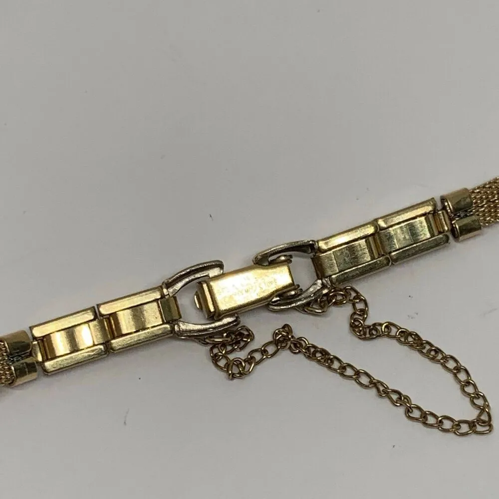 Speidel USA vintage gold tone band strap length 5.25” - Image 5