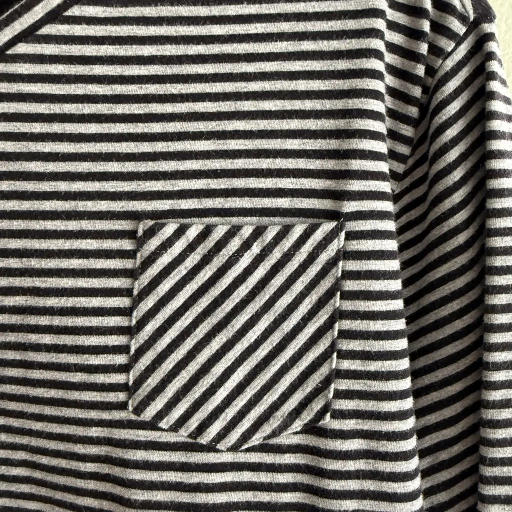 Covington Women’s Black Gray Stripe Stretch Top Modest Work 2X 3X Chic Plus Size - Image 4