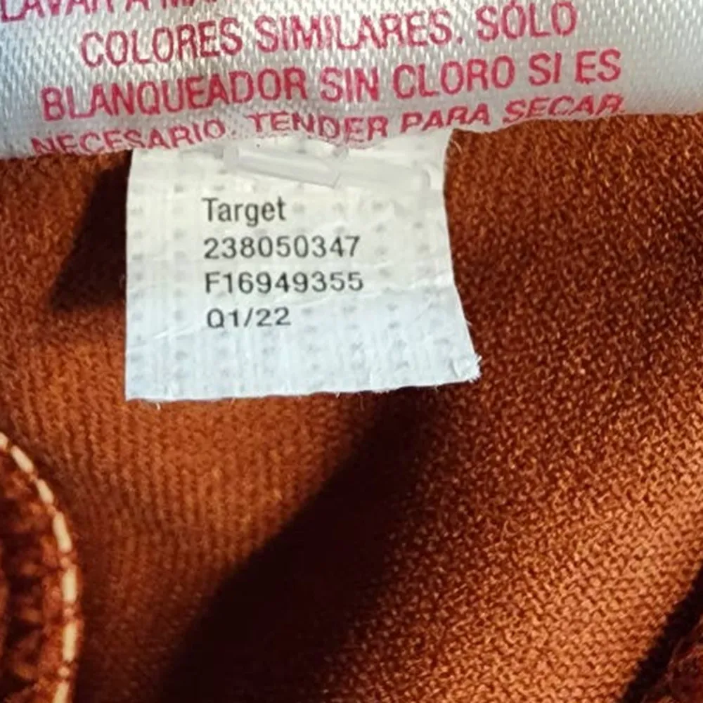 Xhilaration Jrs Smocked Top + High Leg Side Tie String Bikini Bottoms Rust XS - Image 9