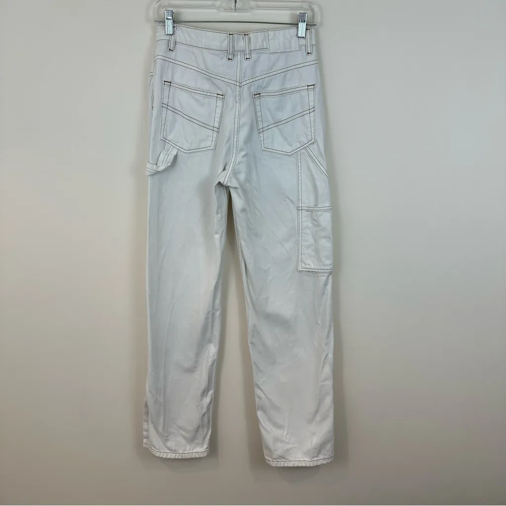 Collusion | Women's Off White Dad Jeans Size 4 - Image 5