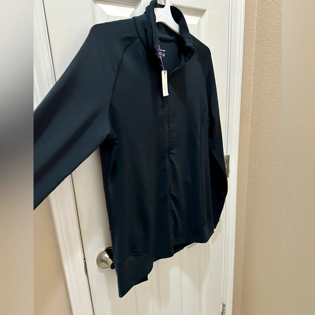 Peter Millar Parker fitted Golf Jacket black size XL NEW women’s - Image 6