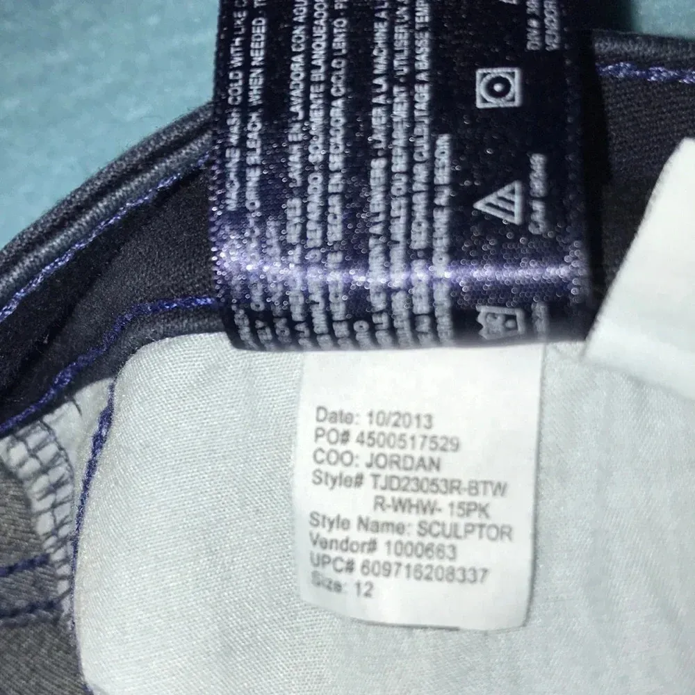 TINT JEANS The Sculptor deep blue skinny, mid rise, stretchy comfy NEW size 12 - Image 6