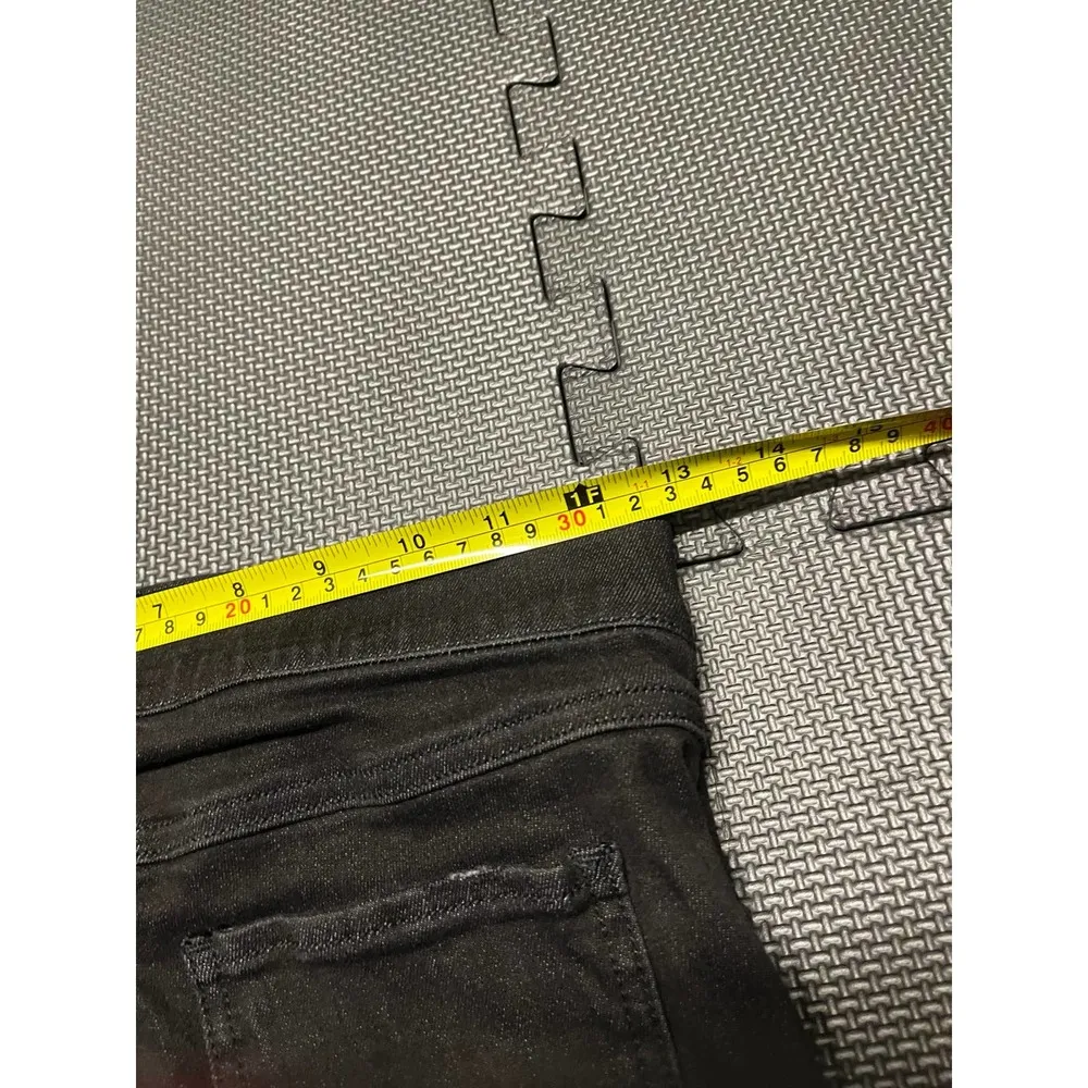 Spanx 20213R Sz xs Black Vintage Distressed Ankle High Rise Skinny Jean Leggings - Image 6