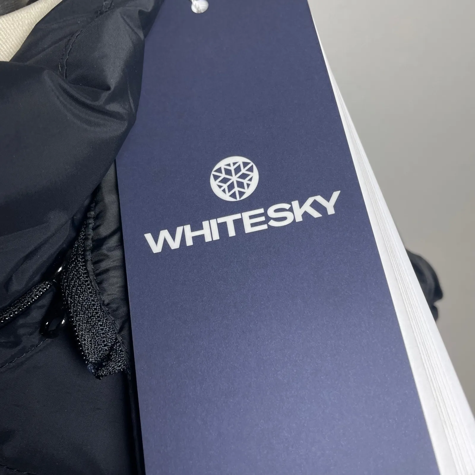 WHITESKY Women's Down Jacket XXS – Waterproof, 650+ Fill, Removable Hood Black - Image 13