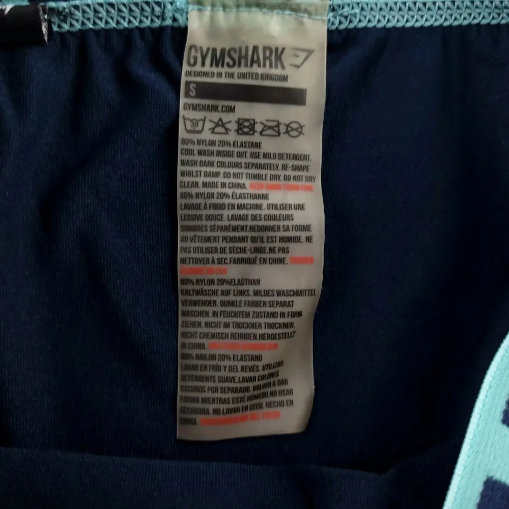 Gymshark  Blue Leggins Size S EUC - Image 6