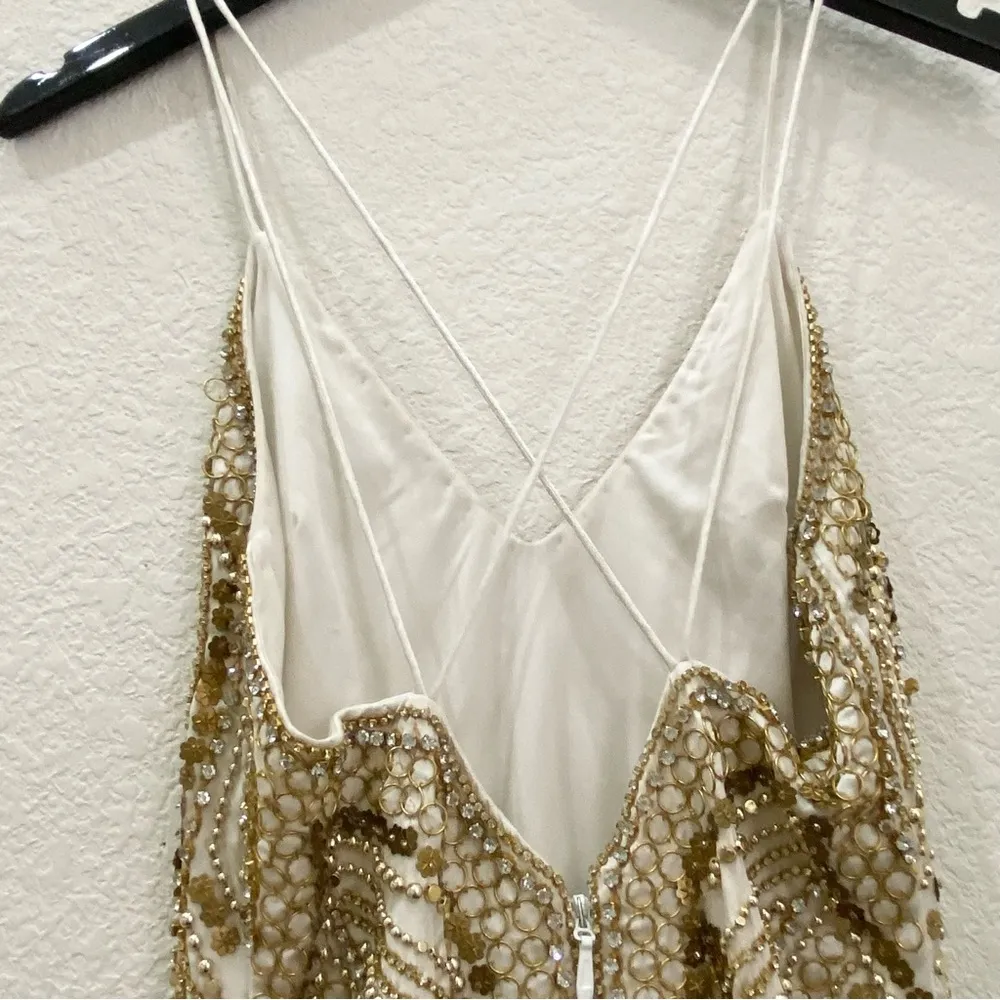 slim fit dress slacks Showstopper Maxi Dress Covered in Gold Sequins S / 4 / Gold main image 0