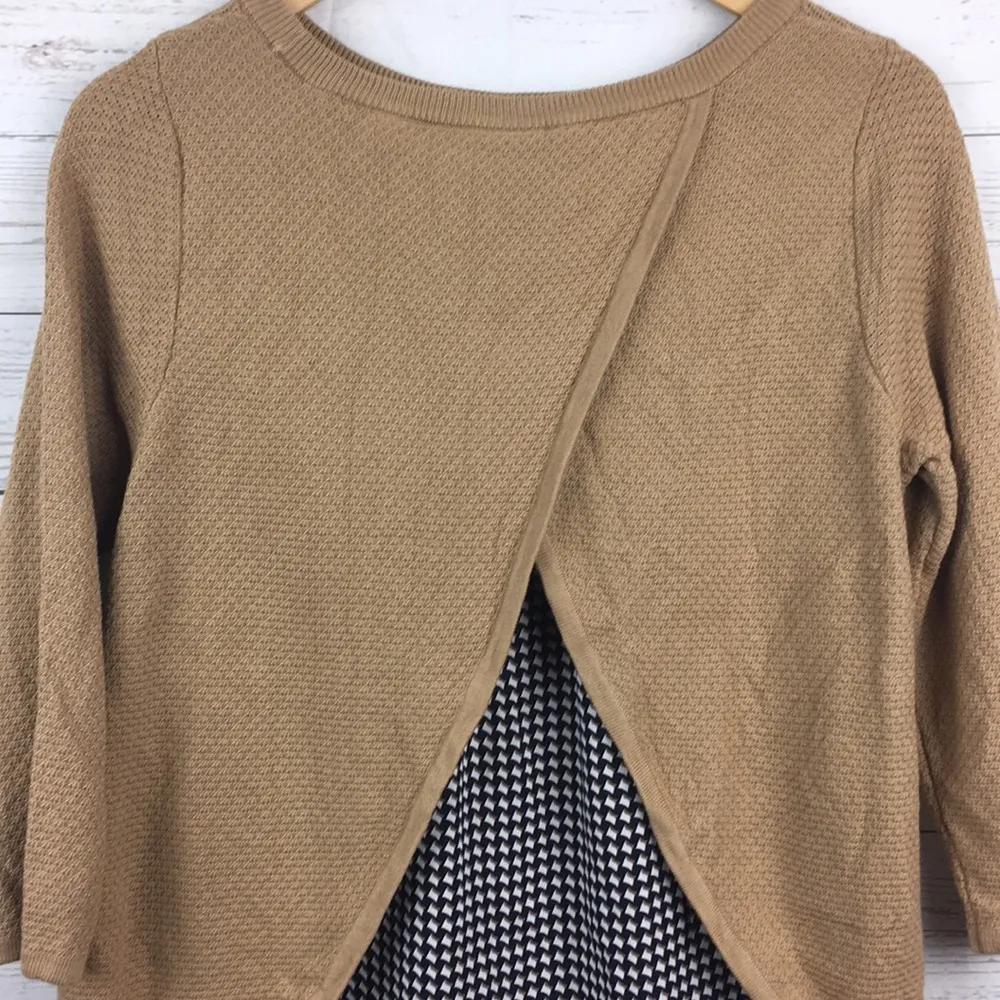 The Limited Fly-Away Sweater with Accent Fabric - Image 6